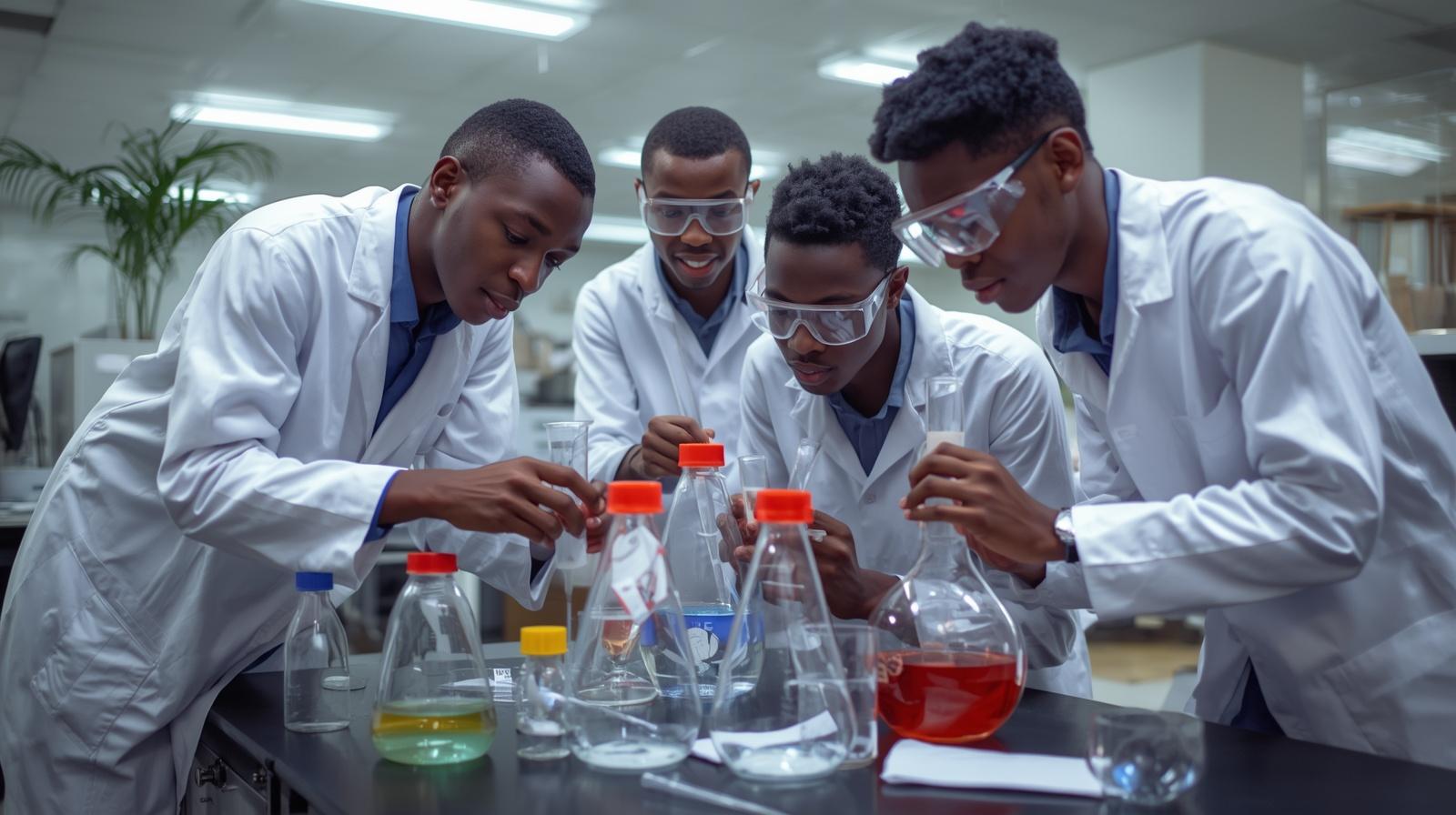 Well-equipped science lab